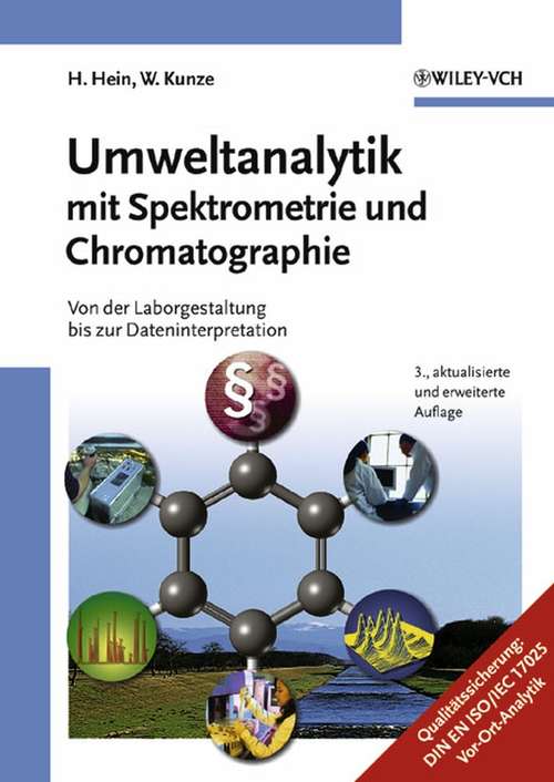 Book cover of Umweltanalytik mit Spektrometrie und Chromatographie: Von der Laborgestaltung bis zur Dateninterpretation (3)