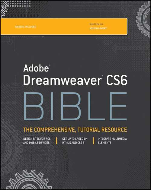 Book cover of Dreamweaver CS5 Bible
