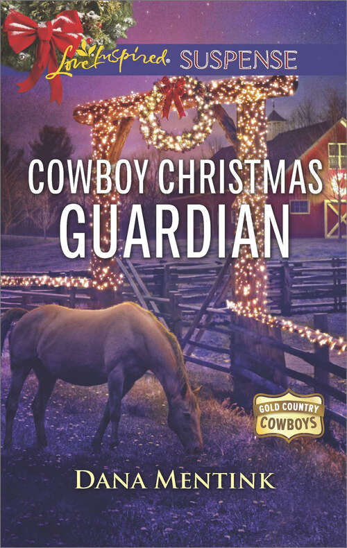 Book cover of Cowboy Christmas Guardian: Lone Star Christmas Rescue Cowboy Christmas Guardian Silent Night Threat (Gold Country Cowboys #1)