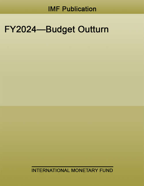 Book cover of FY2024—Budget Outturn