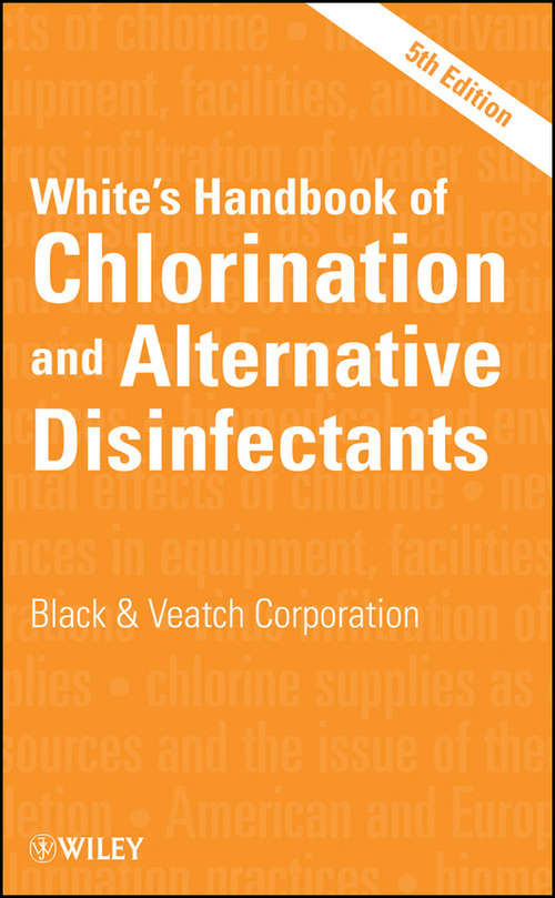 Book cover of White's Handbook of Chlorination and Alternative Disinfectants