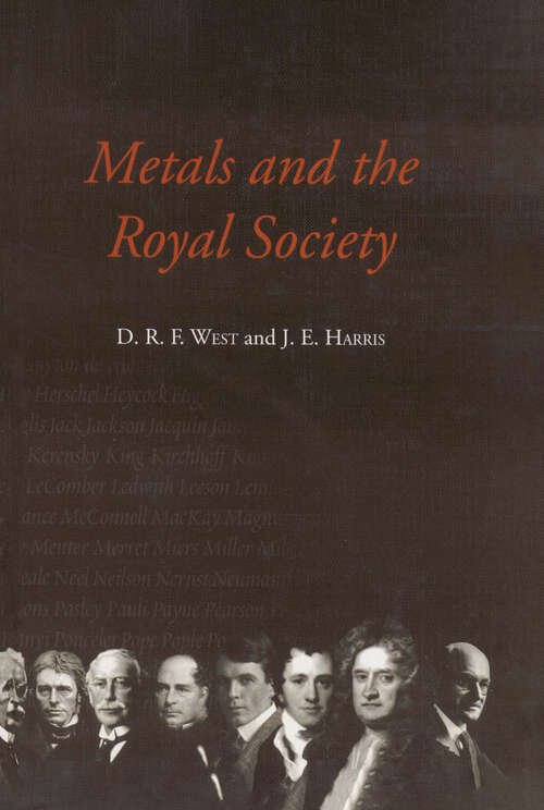 Book cover of Metals and the Royal Society