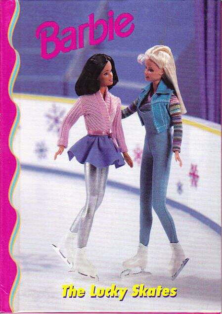 Book cover of Barbie: The Lucky Skates