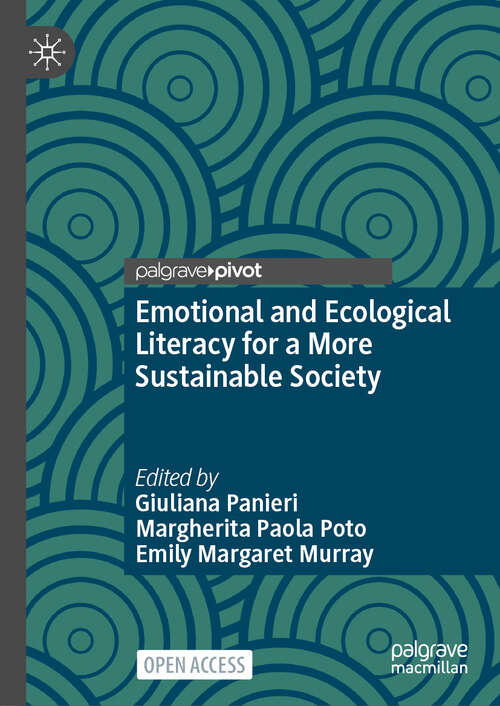 Book cover of Emotional and Ecological Literacy for a More Sustainable Society (2024)