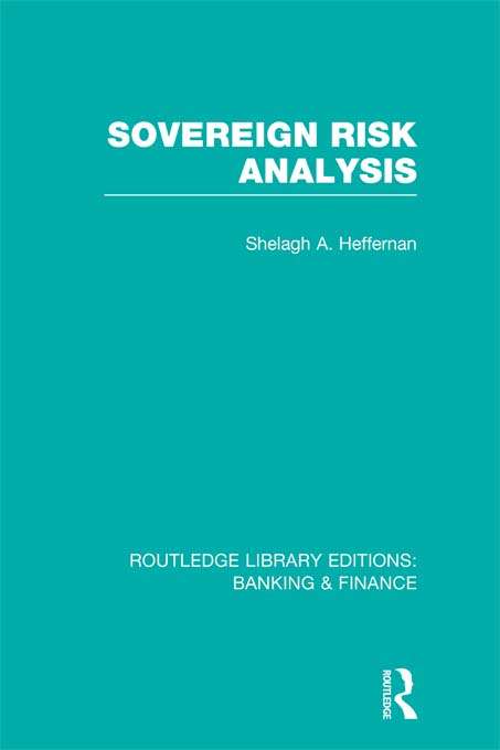 Book cover of Sovereign Risk Analysis (Routledge Library Editions: Banking & Finance)