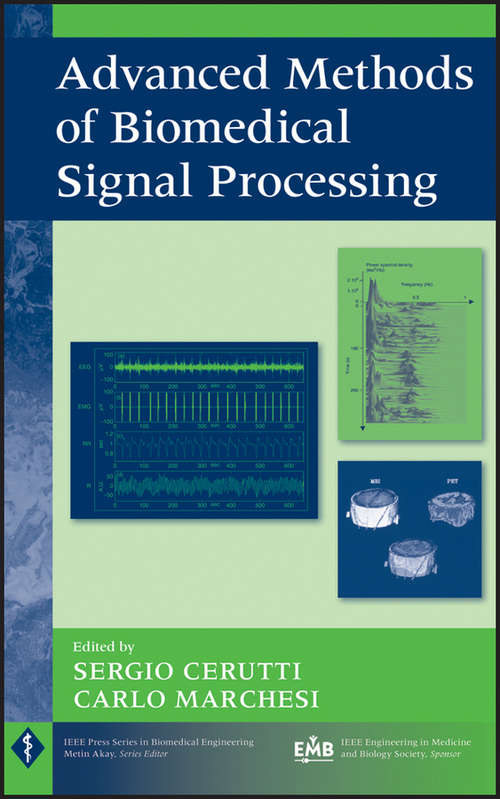 Book cover of Advanced Methods of Biomedical Signal Processing (IEEE Press Series on Biomedical Engineering #27)