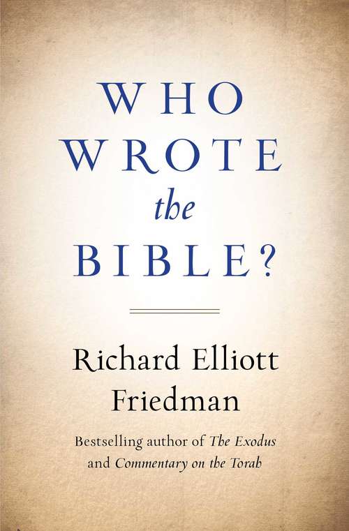 Book cover of Who Wrote the Bible?