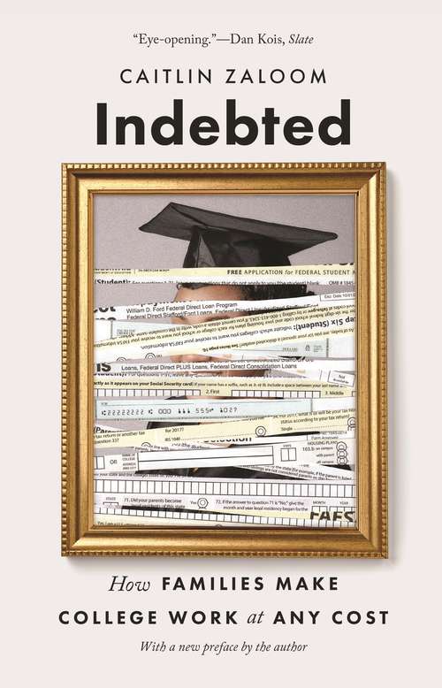 Book cover of Indebted: How Families Make College Work at Any Cost