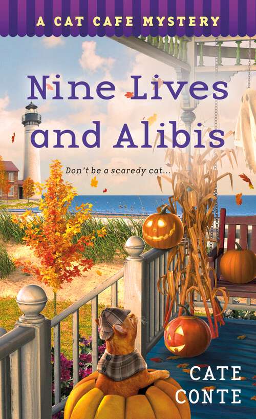 Book cover of Nine Lives and Alibis: A Cat Cafe Mystery (Cat Cafe Mystery Series #7)