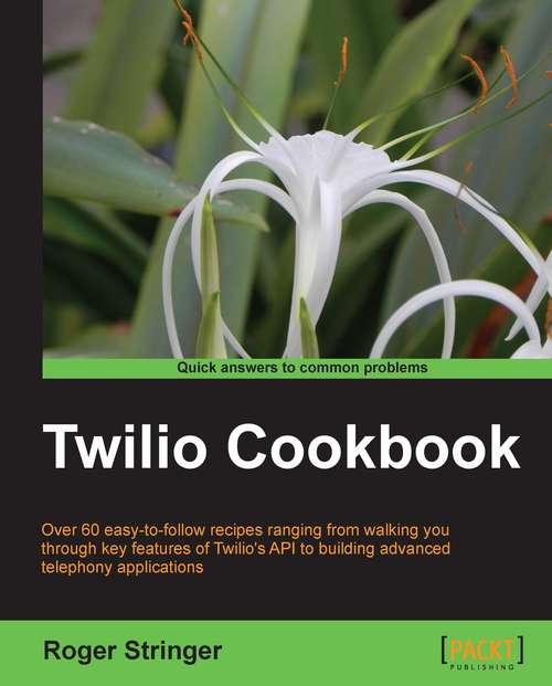 Book cover of Twilio Cookbook