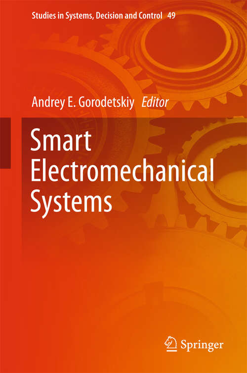 Book cover of Smart Electromechanical Systems