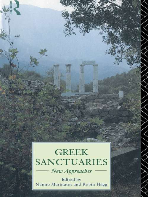 Book cover of Greek Sanctuaries: New Approaches