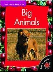 Book cover of Big Animals (Fountas & Pinnell LLI Blue: Level B)