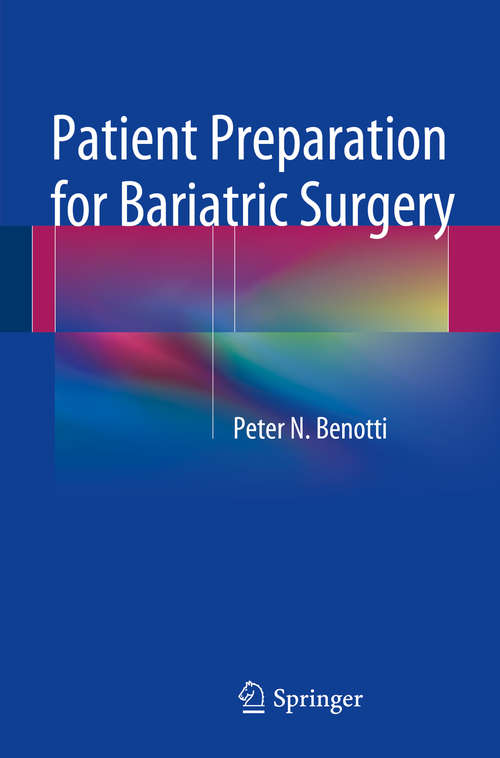 Book cover of Patient Preparation for Bariatric Surgery