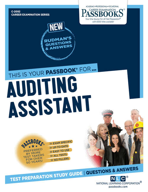 Book cover of Auditing Assistant: Passbooks Study Guide (Career Examination Series)