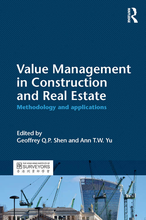 Book cover of Value Management in Construction and Real Estate: Methodology and Applications