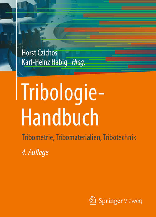 Book cover of Tribologie-Handbuch