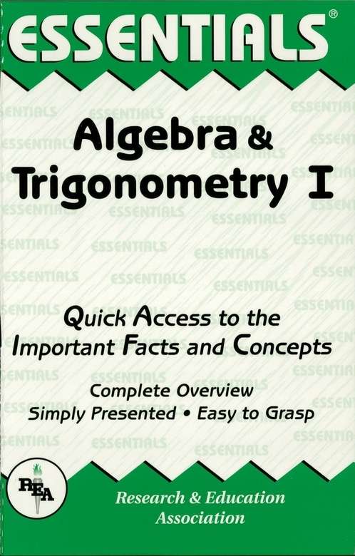 Book cover of Algebra & Trigonometry I Essentials