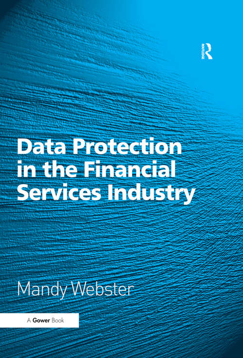 Book cover of Data Protection in the Financial Services Industry