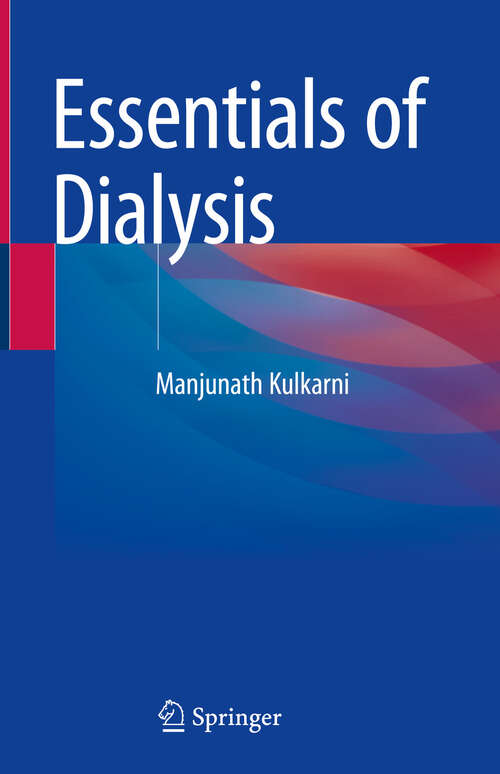 Book cover of Essentials of Dialysis (2024)