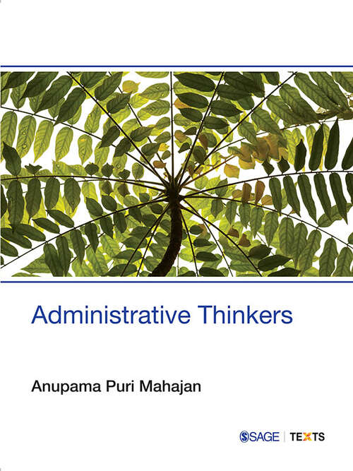 Book cover of Administrative Thinkers