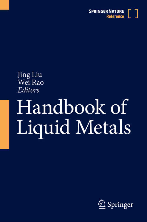 Book cover of Handbook of Liquid Metals