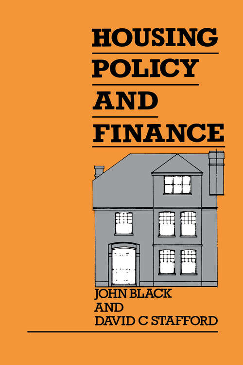 Book cover of Housing Policy and Finance