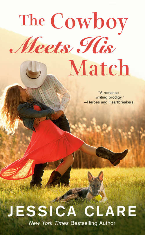 Book cover of The Cowboy Meets His Match (The Wyoming Cowboys Series #4)