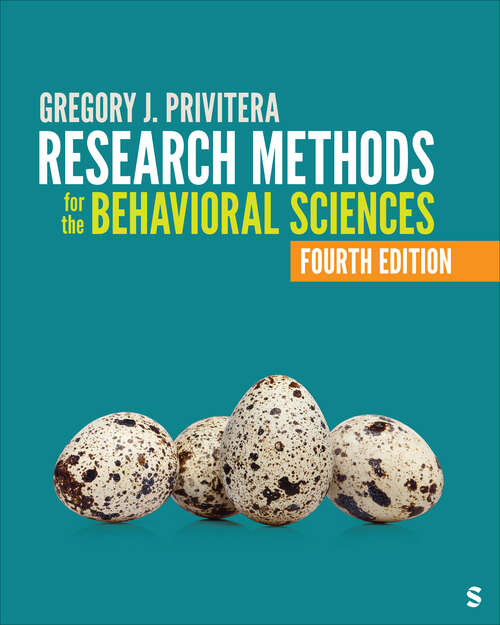 Book cover of Research Methods for the Behavioral Sciences (Fourth Edition)