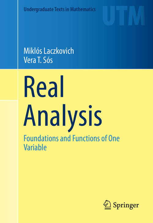 Book cover of Real Analysis