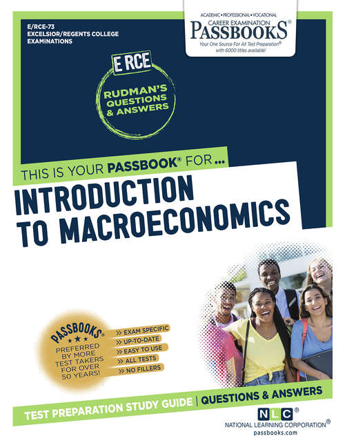 Book cover of Introduction to Macroeconomics: Passbooks Study Guide (Excelsior/Regents College Examination Series)