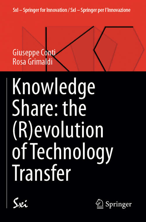 Book cover of Knowledge Share: the (SxI - Springer for Innovation / SxI - Springer per l'Innovazione #16)