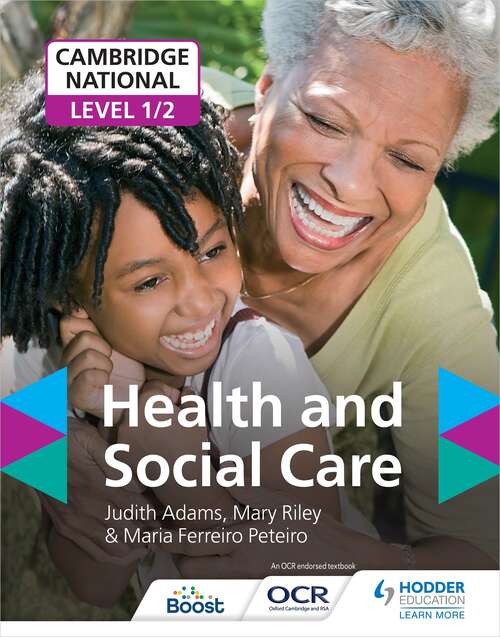 Book cover of Cambridge National Level 1/2 Health and Social Care: Level 1/level 2 Cambridge National