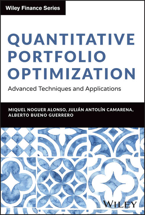 Book cover of Quantitative Portfolio Optimization: Advanced Techniques and Applications (Wiley Finance)