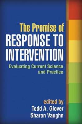 Book cover of Promise of Response to Intervention