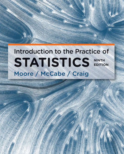 Book cover of Introduction to the Practice of Statistics (Ninth Edition)