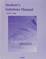 Book cover of Student's Solutions Manual for Elementary Statistics: Using the TI-83/84 Plus Calculator