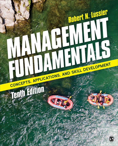 Book cover of Management Fundamentals: Concepts, Applications, and Skill Development (Tenth Edition)