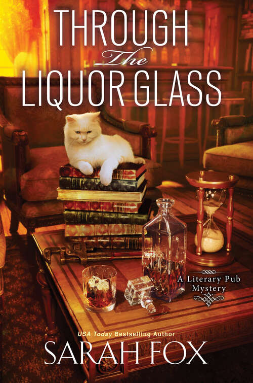 Book cover of Through the Liquor Glass (A Literary Pub Mystery #5)