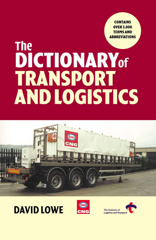 Book cover of Dictionary of Transport and Logistics