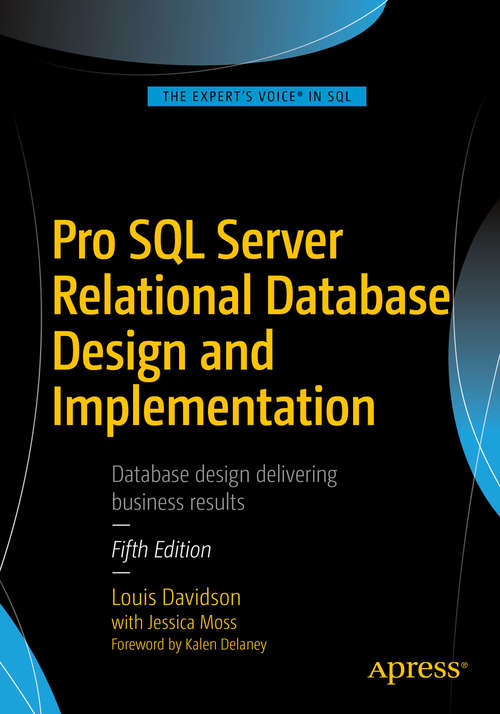 Book cover of Pro SQL Server Relational Database Design and Implementation