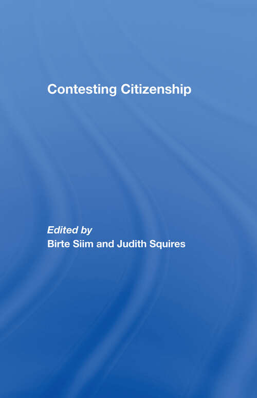 Book cover of Contesting Citizenship