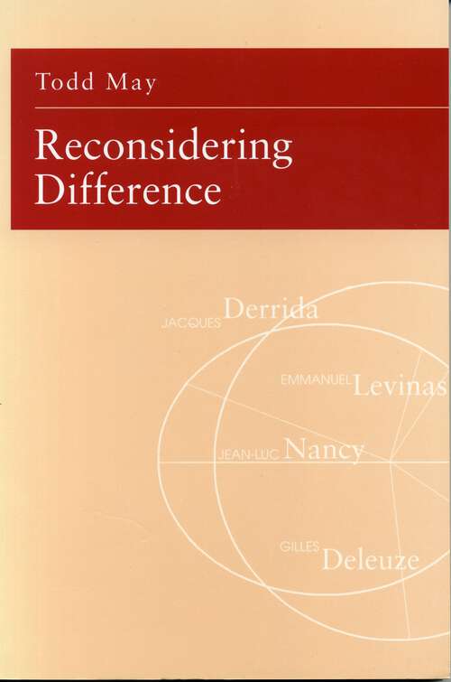 Book cover of Reconsidering Difference: Nancy, Derrida, Levinas, Deleuze (G - Reference, Information and Interdisciplinary Subjects)