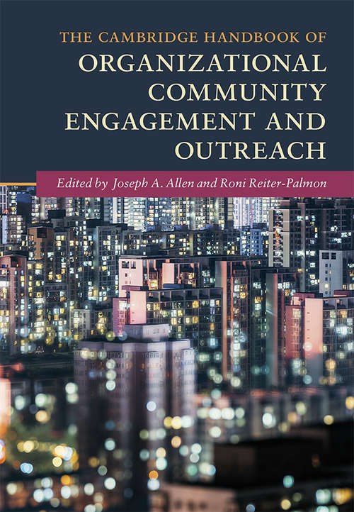 Book cover of The Cambridge Handbook of Organizational Community Engagement and Outreach (Cambridge Handbooks in Psychology)