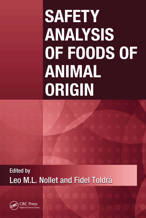 Book cover of Safety Analysis of Foods of Animal Origin