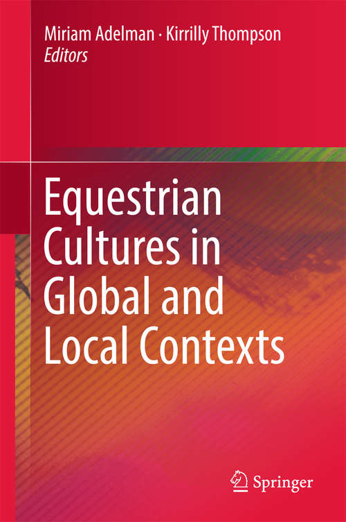 Book cover of Equestrian Cultures in Global and Local Contexts