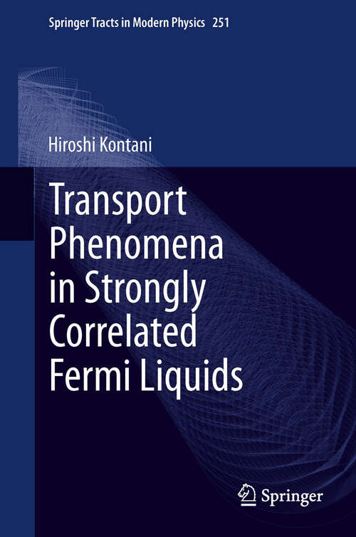 Book cover of Transport Phenomena in Strongly Correlated Fermi Liquids