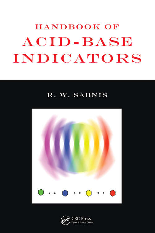 Book cover of Handbook of Acid-Base Indicators