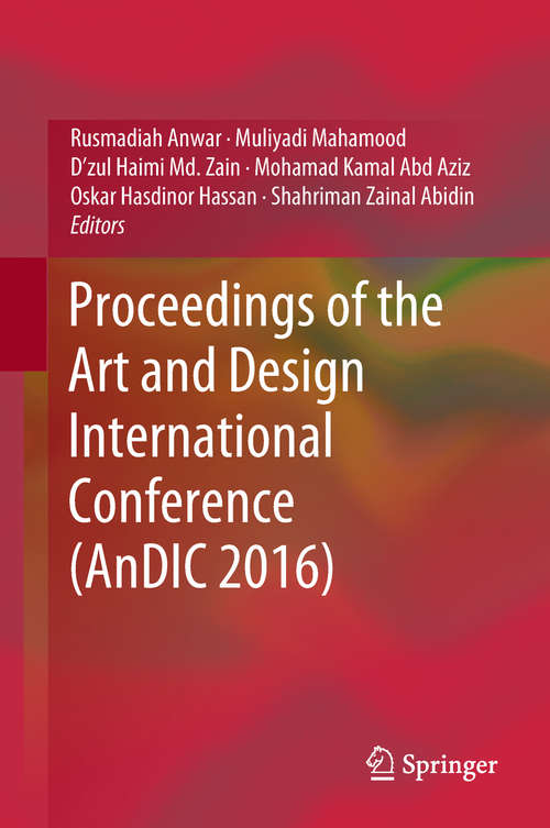 Book cover of Proceedings of the Art and Design International Conference (AnDIC #2016)