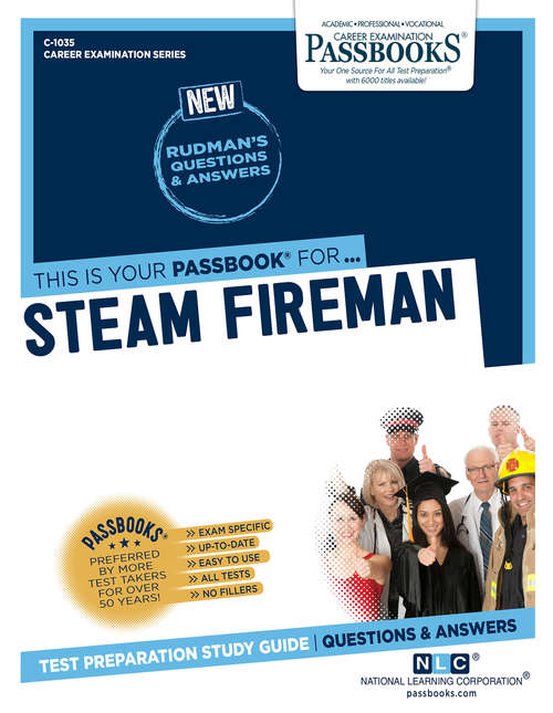 Book cover of Steam Fireman: Passbooks Study Guide (Career Examination Series)